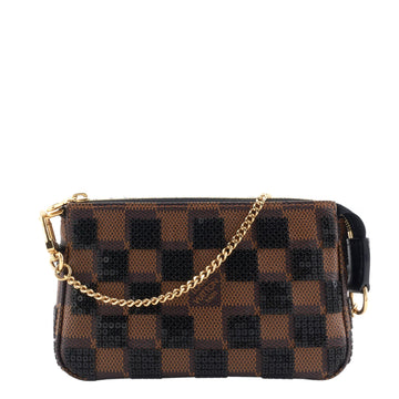 Louis Vuitto Damier Paillettes Mini Pochette Accessoires Bag