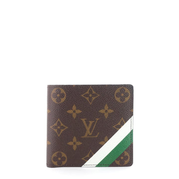 Louis Vuitto Marco My LV Heritage Monogram Canvas Wallet