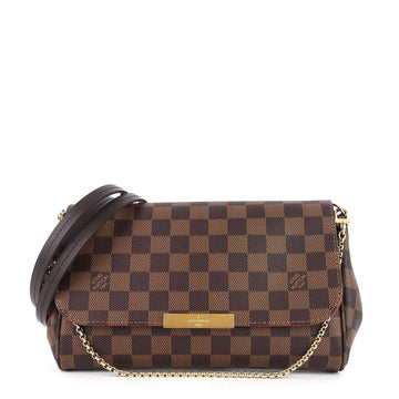 Louis Vuitto Favorite MM Damier Ebene Canvas Bag