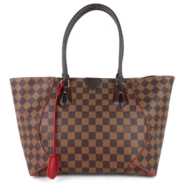 Louis Vuitto Caissa MM Damier Ebene Canvas Tote Bag