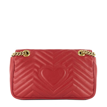 Gucci EC Marmont Small Matelassé Calfskin Leather Shoulder Bag