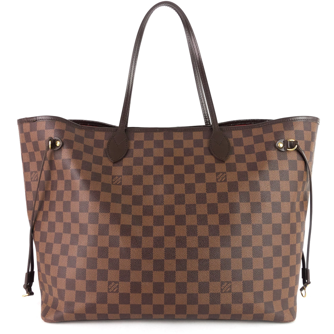 Louis Vuitto Neverfull GM Damier Ebene Canvas Tote Bag