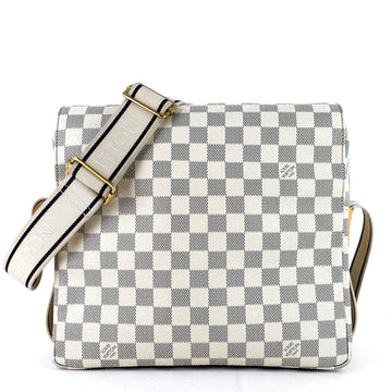 Louis Vuitto Naviglio Damier Azur Canvas Messenger Bag