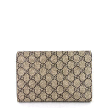 Gucci Dionysus EC Supreme Canvas Chain Wallet Bag