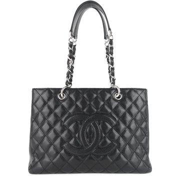 Chanel Grand Shopping Tote GST Caviar Leather Bag