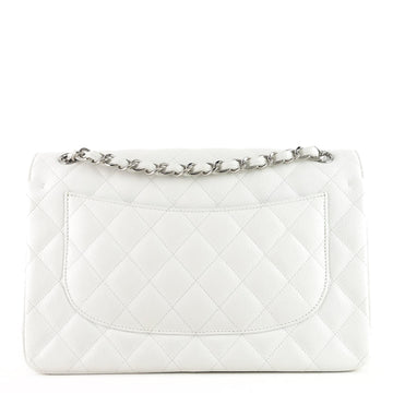 Chanel Double Flap Quilted Caviar Leather Bag