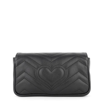 Gucci EC Marmont Super Mini Matelassé Leather Bag
