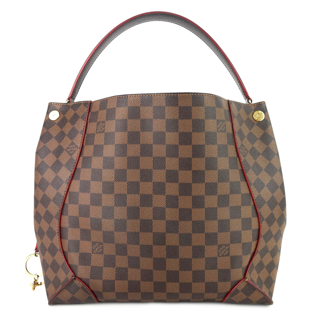 Louis Vuitto Caissa Damier Ebene Canvas Tote Bag