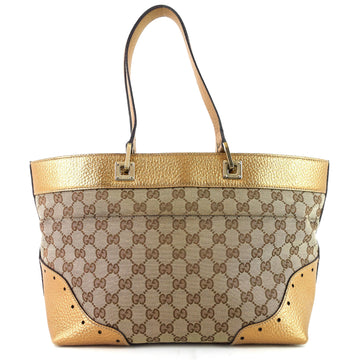 Gucci EC Canvas Punch Tote Bag