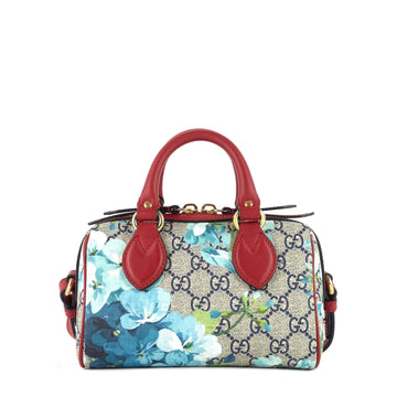 Gucci Convertible Boston Nano EC Blooms Supreme Canvas Bag
