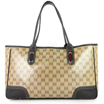 Gucci Princy EC Crystal Web Tote Bag