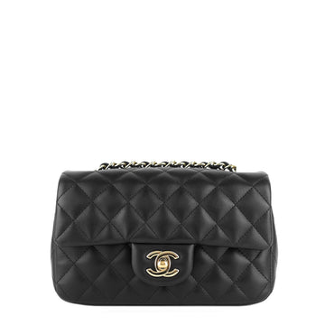 Chanel Classic Mini Lambskin Leather Single Flap Bag