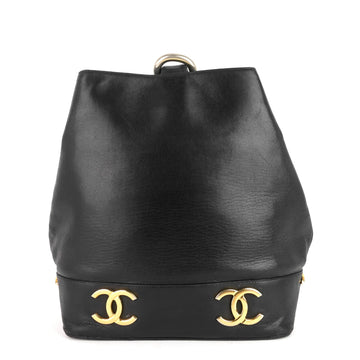 Chanel Lambskin CC Bucket Bag