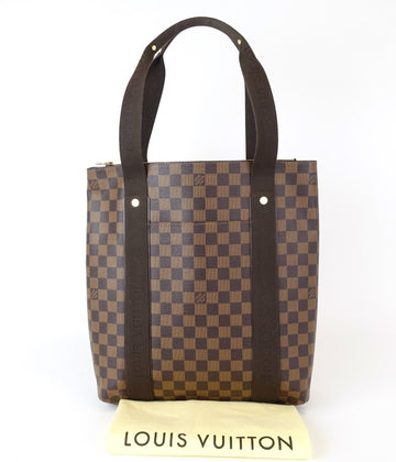 Louis Vuitto Cabas Beaubourg Damier Ebene Canvas Tote Bag