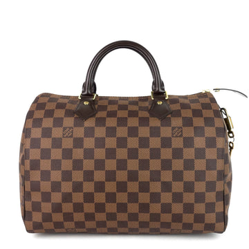 Louis Vuitto Speedy 30 Damier Ebene Canvas Bag