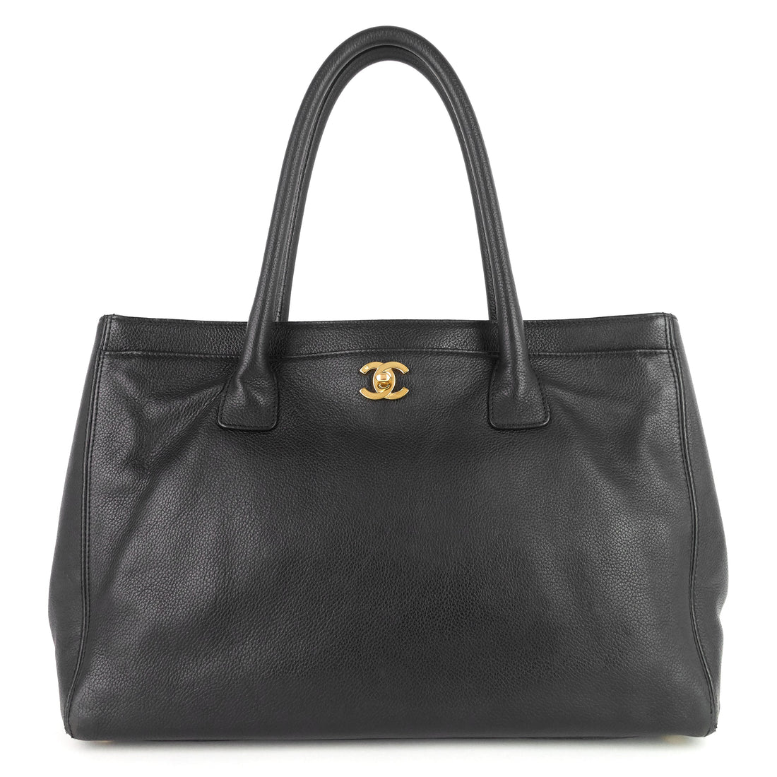 Chanel Executive Cerf XL Caviar Leather Tote Bag
