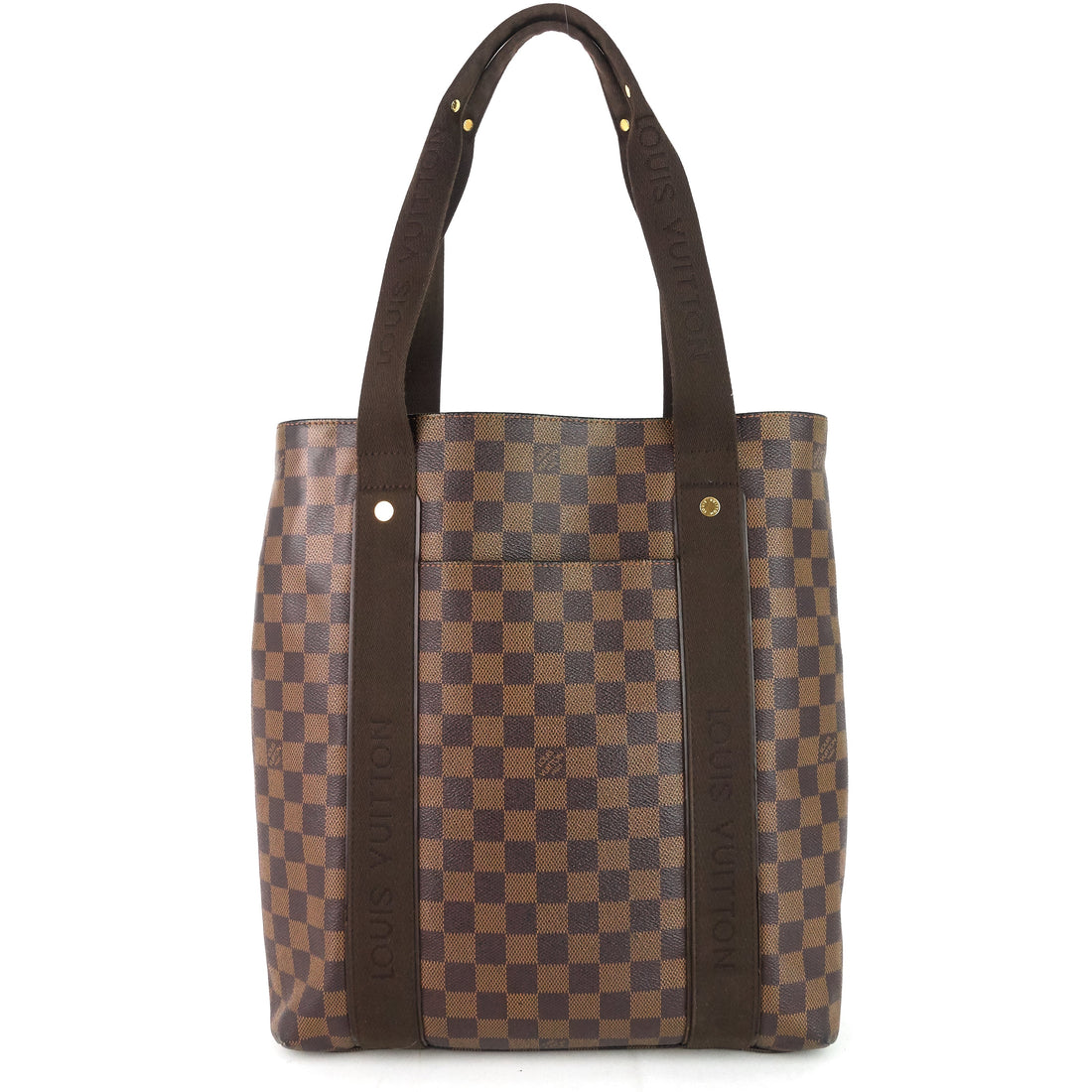 Louis Vuitto Cabas Beaubourg Damier Ebene Canvas Tote Bag