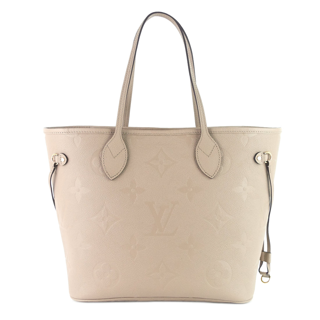 Louis Vuitto Neverfull MM Giant Monogram Empreinte Leather Tote Bag