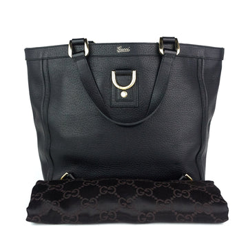 Gucci Abbey Leather D-Ring Medium Tote Bag