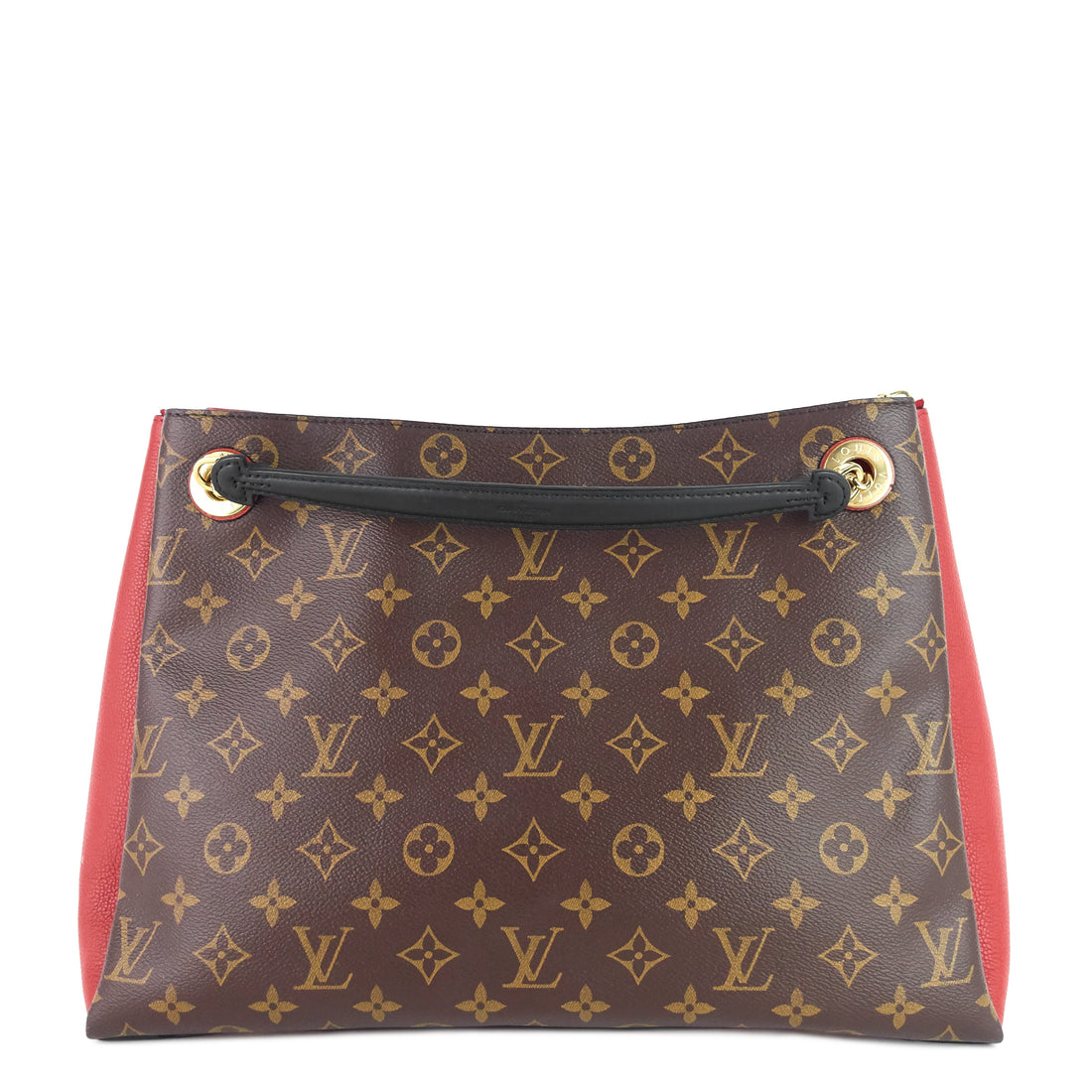 Louis Vuitto Surène MM Monogram Canvas and Calfskin Leather Tote Bag
