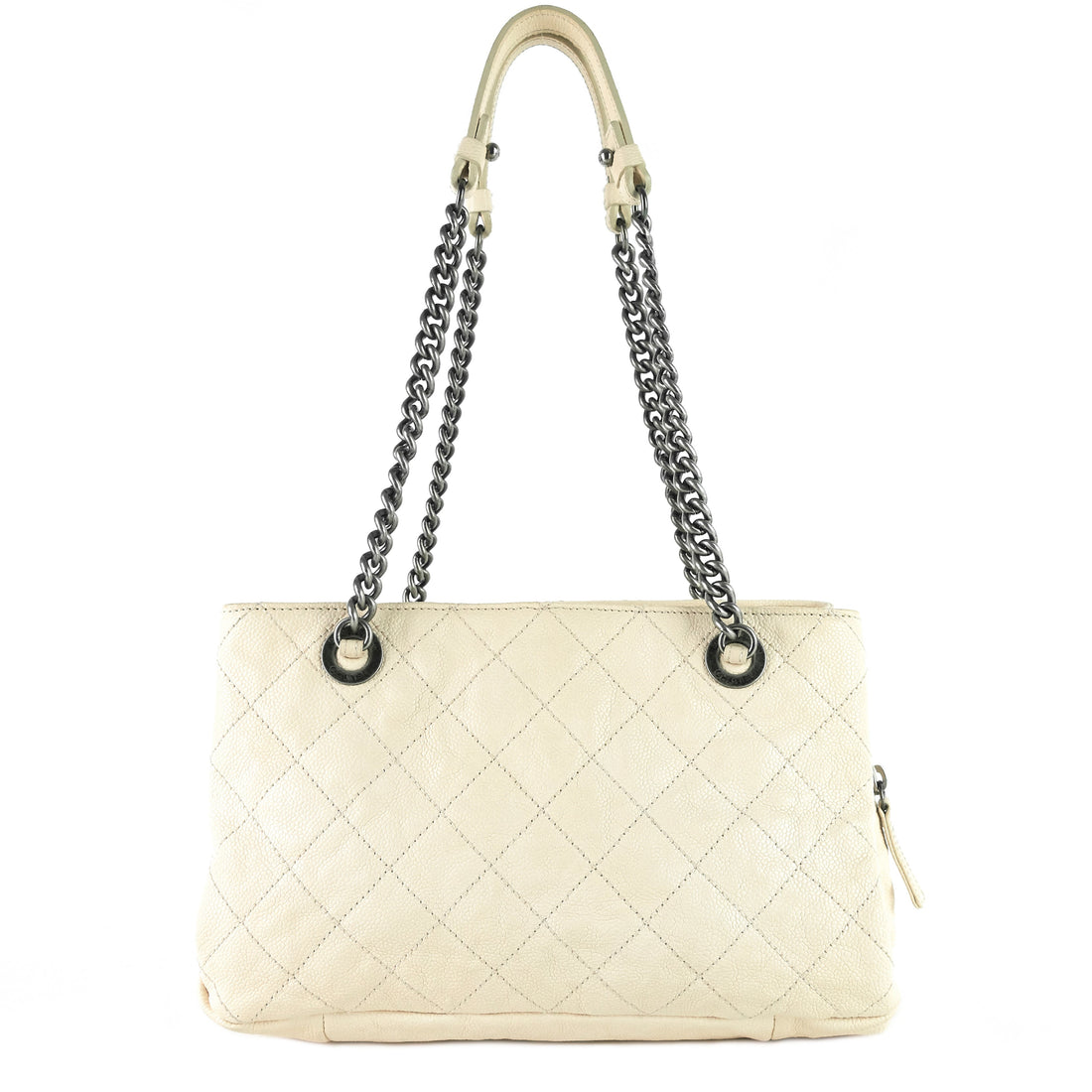 Chanel Chic Small Matelassé Caviar Leather Tote Bag