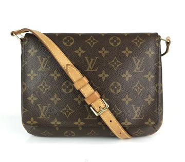 Louis Vuitto Musette Tango Monogram Canvas Shoulder Bag