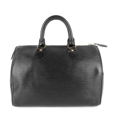 Louis Vuitto Speedy 25 Black Epi Leather Bag