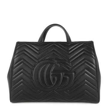Gucci Marmont Medium Matelassé Calfskin Tote Bag