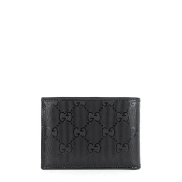 Gucci Bifold EC Coated Canvas Compact Wallet