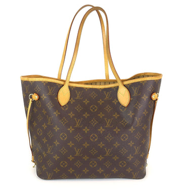 Louis Vuitto Neverfull MM Monogram Canvas Tote Bag