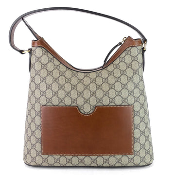Gucci Linea A EC Supreme Canvas Hobo Bag
