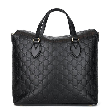 Gucci Signature Top Handle Guccissima Bag
