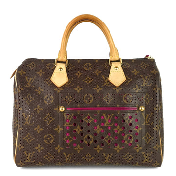 Louis Vuitto Speedy 30 Perforated Monogram Canvas 2006 Limited Edition Bag