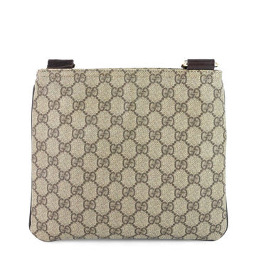 Gucci Zip Top Supreme Monogram Canvas Small Messenger Bag