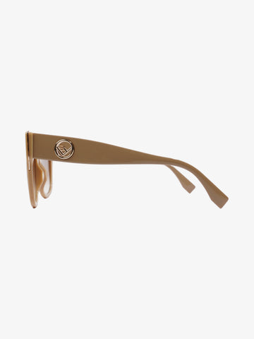 Fendi F is Fendi Sunglasses Beige Acetate 145mm