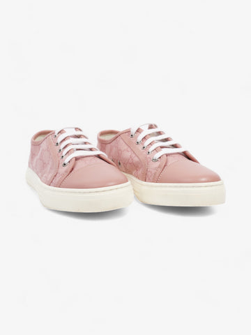 Gucci EC Low-top Sneakers Pink Canvas EU 37.5 UK 4.5