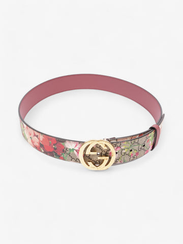 Gucci EC Bloom Belt Bloom / Gold Canvas 85cm / 34"