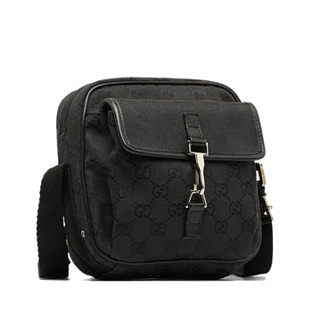 GUCCI EC Canvas Jackie Crossbody Bag