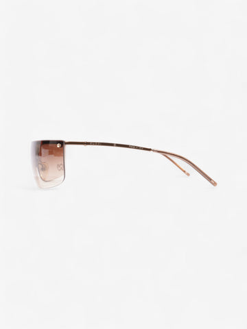Gucci EC Diamante Sunglasses Brown Acetate