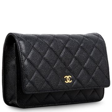 Chanel Wallet on Chain - Caviar - GHW