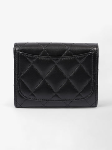 Chanel Classic Flap Card Holder Black Lambskin Leather