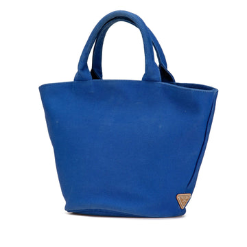 Prada Canvas Canapa Logo Satchel