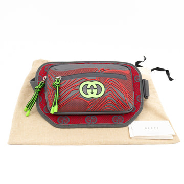 Gucci Sling Belt Bag Jersey CS Alloy Grey