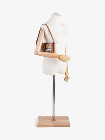Burberry Sling Bag Vintage Check / Briar Brown Polyurethane