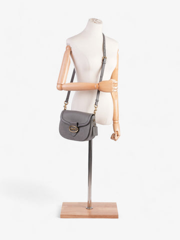 Coach Kat Saddle Grey Suede