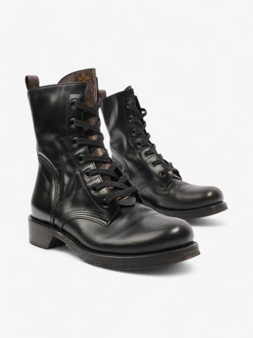 Louis Vuitton Metropolis Rangers Boots Black / Monogram Leather EU 40 UK 7