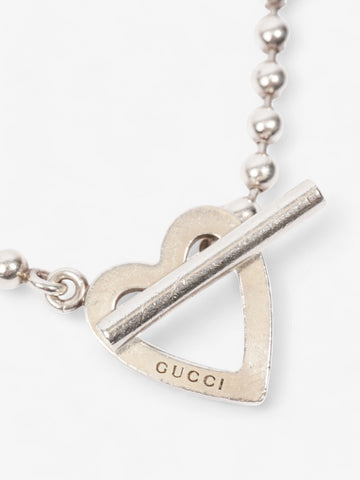Gucci Heart ToECle Boule Bracelet Silver Silver Sterling 16
