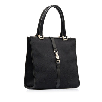 GUCCI EC Canvas Jackie Tote Bag