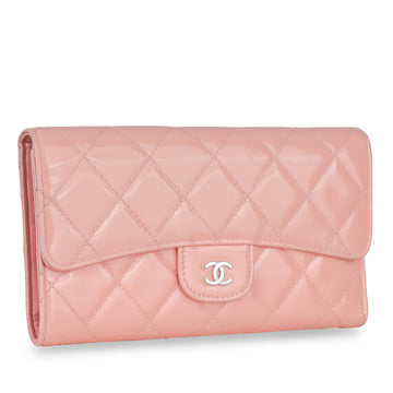 Chanel Classic Long Flap Wallet - Patent