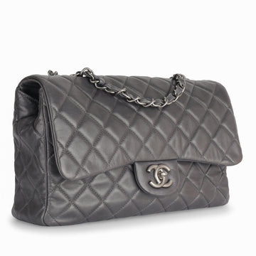 Chanel Jumbo Seasonal Flap Bag - Grey